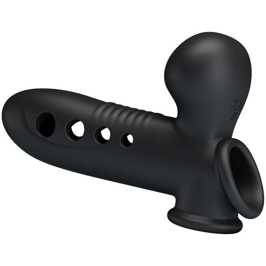 PRETTY LOVE – PENISHÜLSE TOTENKOPF MIT SCHWARZEM AIRBAG