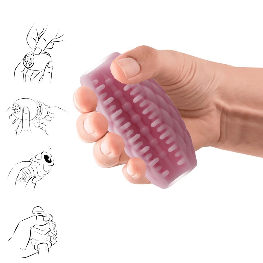PRETTY LOVE - MASTURBATOR FÜR HERREN AUS SILIKON ATHENA EROS ROSA