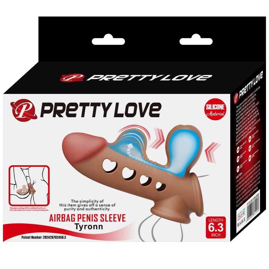 PRETTY LOVE - TYRONN PENISHÜLSE MIT AIRBAG