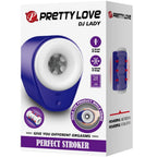 PRETTY LOVE - HERRENMASTURBATOR DJ LADY MIT VIBRATION 5 EINSTELLUNGEN VIOLETT