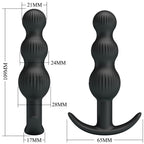 PRETTY LOVE - VIBRATEUR ANAL SIDNEY 10 VIBRATIONS NOIR