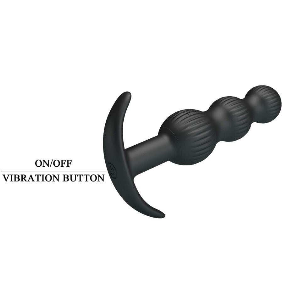 PRETTY LOVE - ANALE VIBRATOR SIDNEY 10 VIBRATIONS SCHWARZ