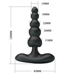 PRETTY LOVE - VIBRATEUR ANAL SIDNEY 10 VIBRATIONS NOIR
