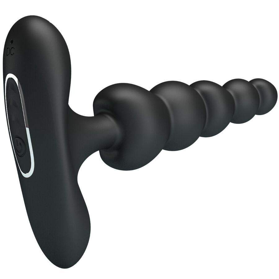 PRETTY LOVE - VIBRATEUR ANAL SIDNEY 10 VIBRATIONS NOIR