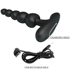 PRETTY LOVE - VIBRATEUR ANAL SIDNEY 10 VIBRATIONS NOIR