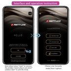 PRETTY LOVE - VIBRATEUR CONTRÔLÉ PAR APPLICATION LEVIATHAN VIOLET