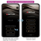 PRETTY LOVE - APP-GESTEUERTER VIBRATOR LEVIATHAN VIOLETT
