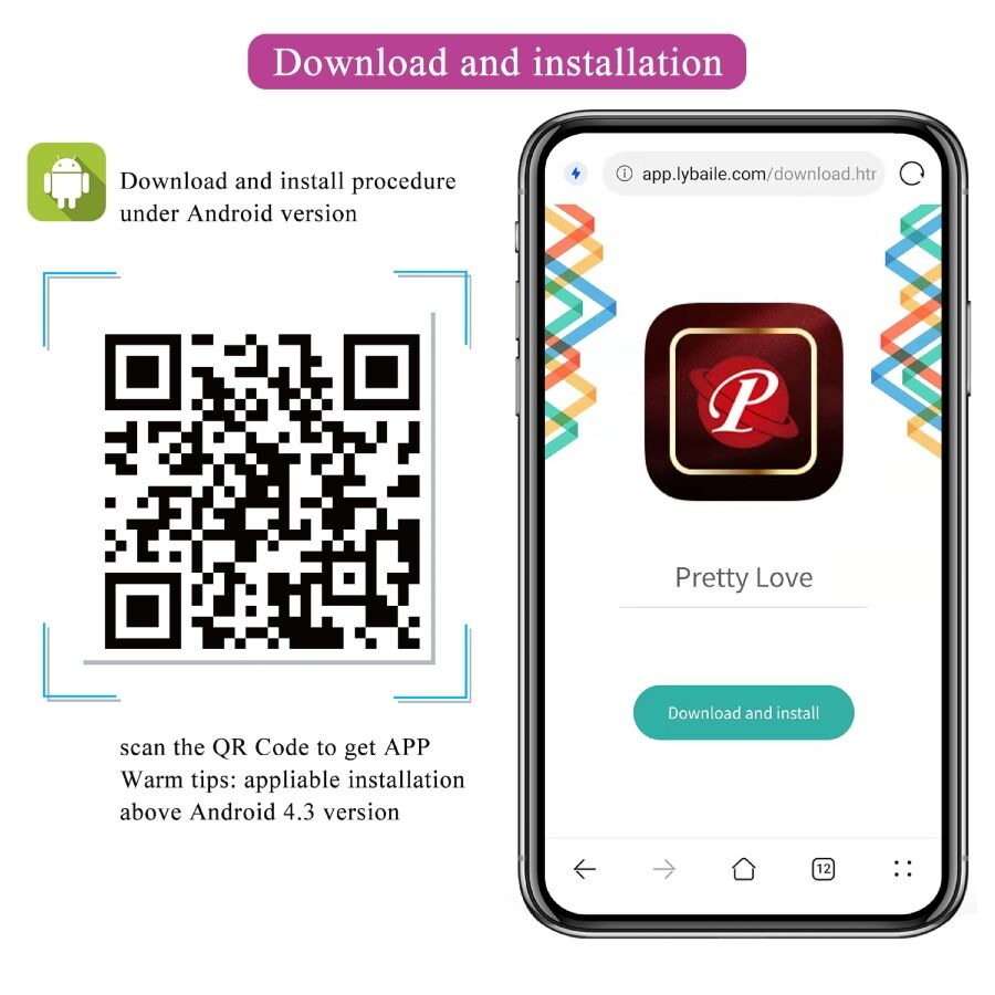 PRETTY LOVE - APP-GESTEUERTER VIBRATOR LEVIATHAN VIOLETT