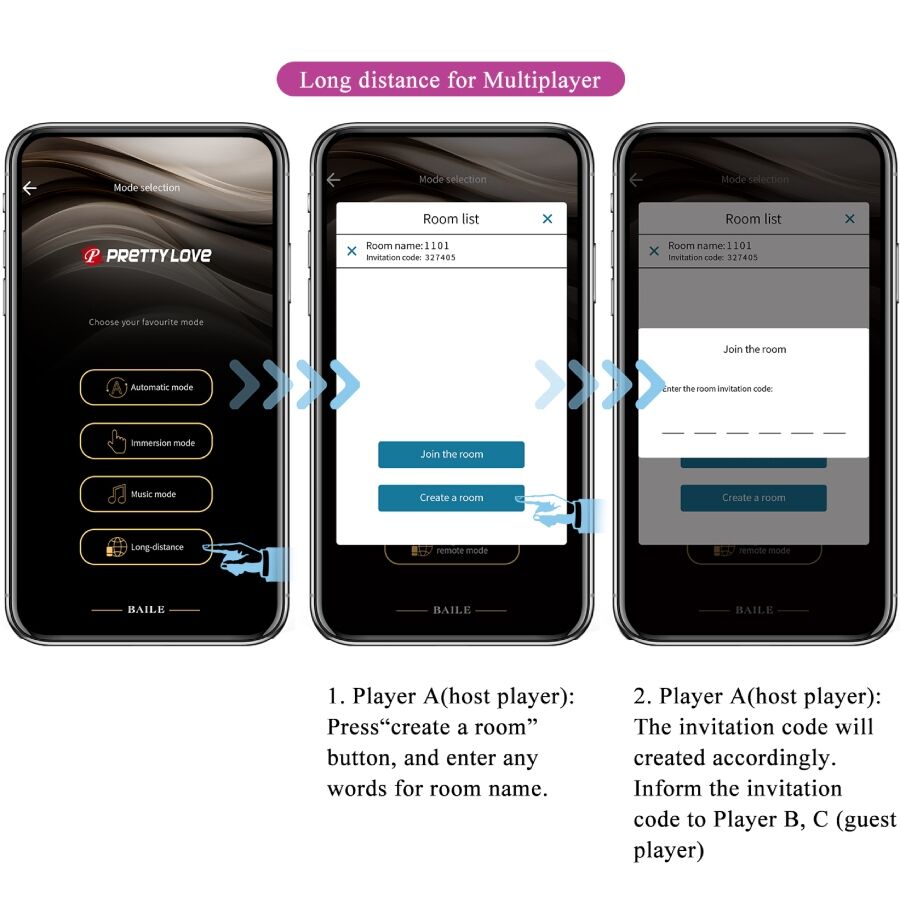 PRETTY LOVE - APP-GESTEUERTER VIBRATOR LEVIATHAN VIOLETT