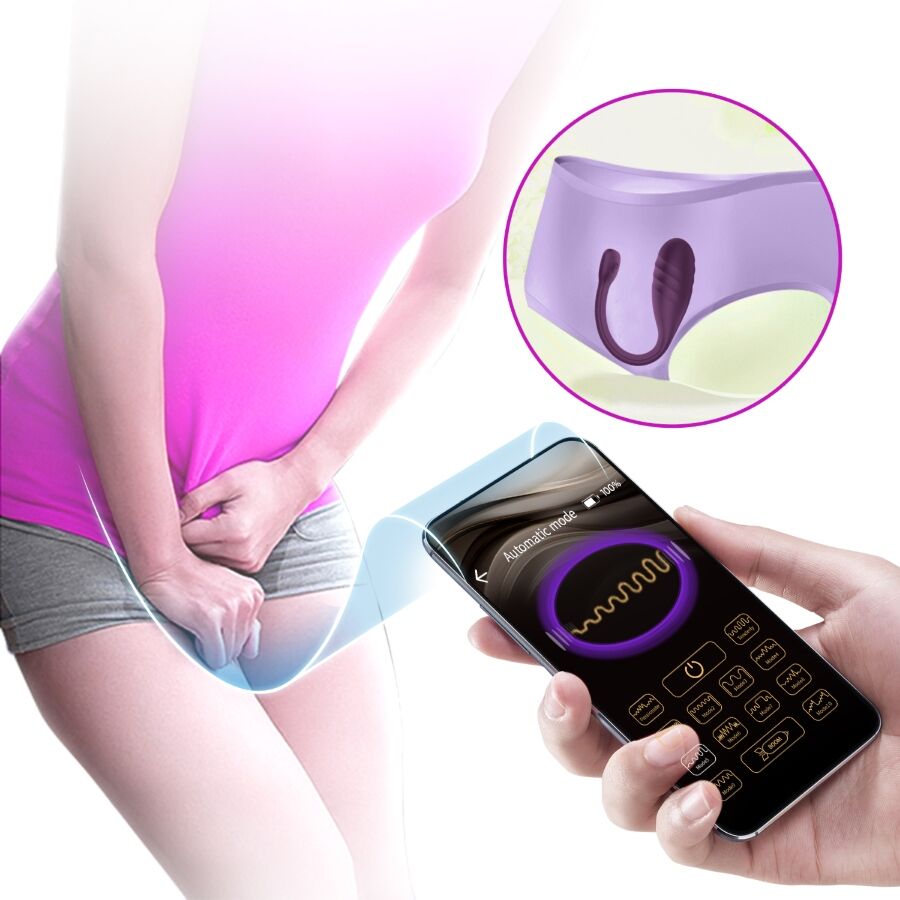 PRETTY LOVE - APP-GESTEUERTER VIBRATOR LEVIATHAN VIOLETT