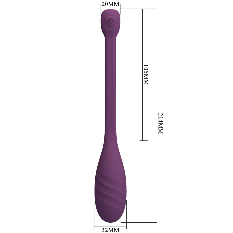 PRETTY LOVE - APP-GESTEUERTER VIBRATOR LEVIATHAN VIOLETT