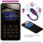PRETTY LOVE - APP-GESTEUERTER VIBRATOR LEVIATHAN VIOLETT