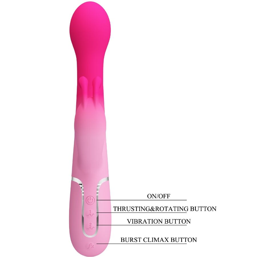 PRETTY LOVE - 3-IN-1-MULTIFUNKTIONSHASEVIBRATOR DEJON ROSA