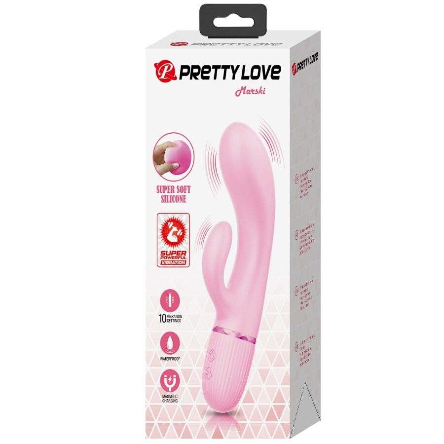 PRETTY LOVE - VIBRATOR MARSKI RABBIT & G-PUNKT ROSA