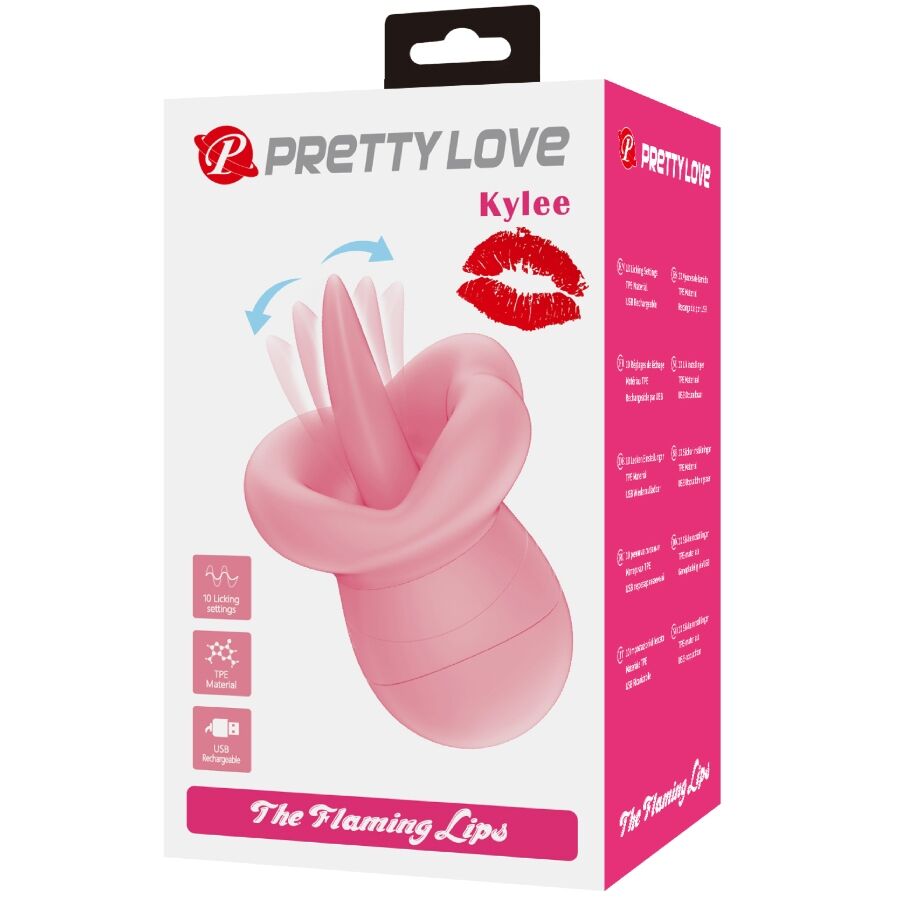 PRETTY LOVE - KLYEE ZUNGENKLITORISSTIMULATOR 10 VIBRATIONS ROSÉ-NUDESCHIMMERND