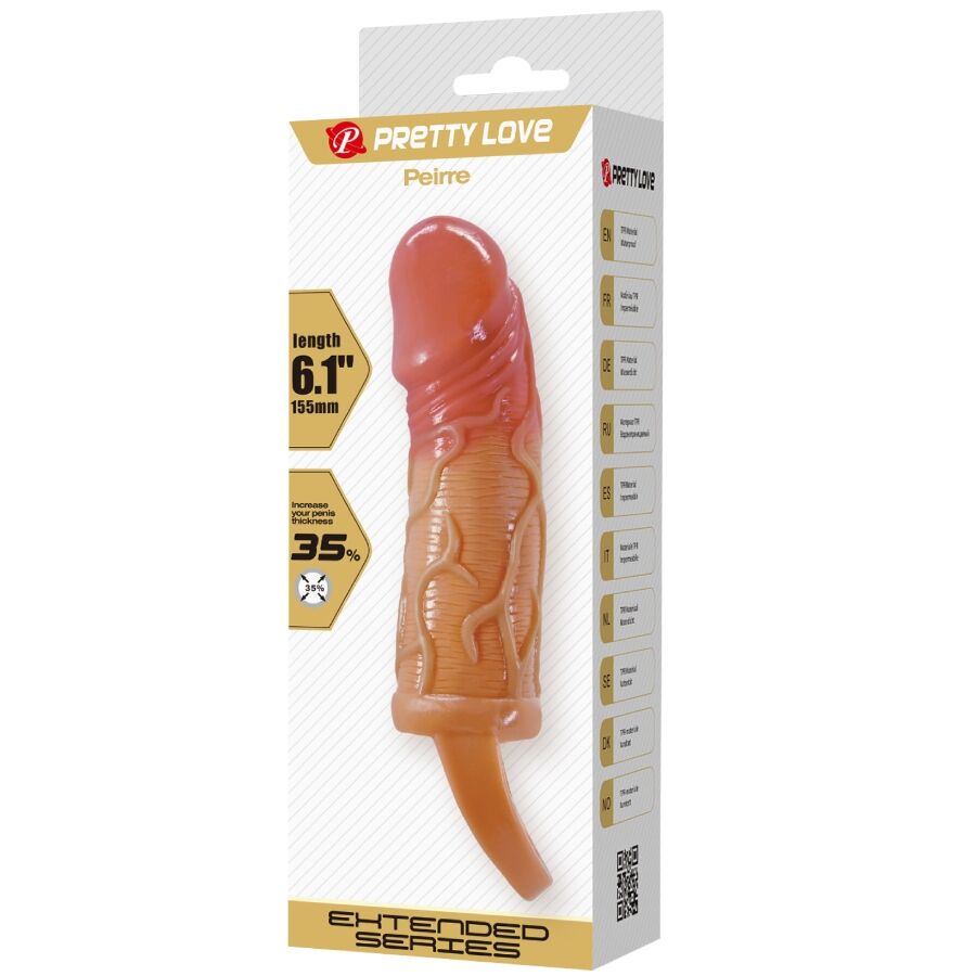PRETTY LOVE - PENISMANSCHETTE PEIRRE 10 CM