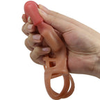 PRETTY LOVE - VIBRIERENDE PENISMANSCHETTE PRESTON 18 CM