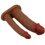 PRETTY LOVE – DOPPELPENISHÜLSE YAIRON MIT 4 CM VERLÄNGERUNG MULATTE