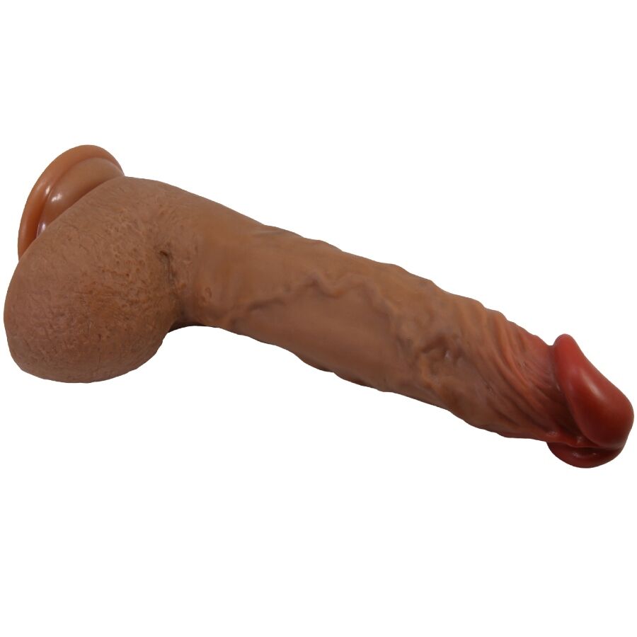 BAILE - WUNDERSCHÖNER REALISTISCHER VIBRATOR WILKS 5 EINSTELLUNGEN 25 CM MULATTO