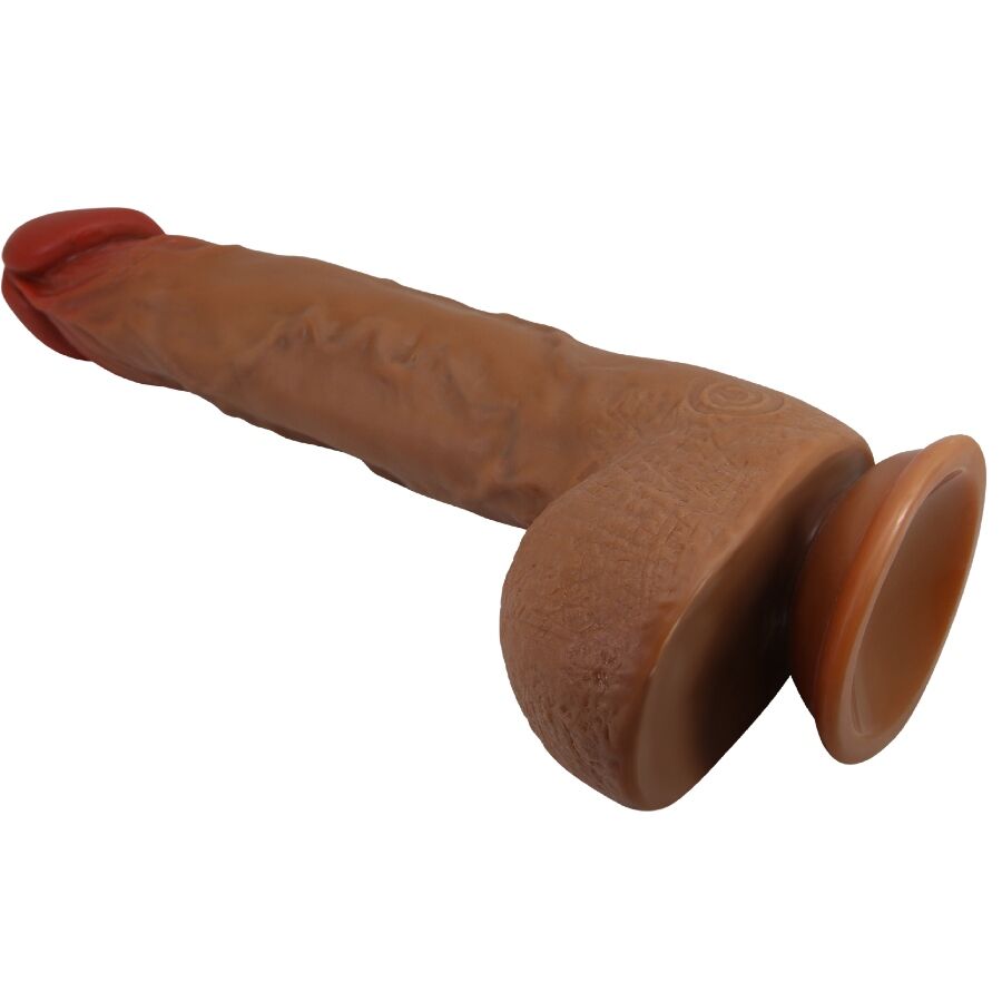 BAILE - WUNDERSCHÖNER REALISTISCHER VIBRATOR WILKS 5 EINSTELLUNGEN 25 CM MULATTO