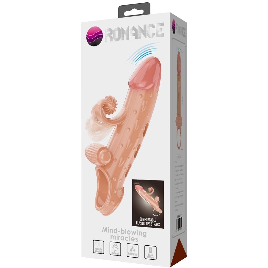 ROMANCE - VIBRIERENDER PENISÄRMEL NATUR