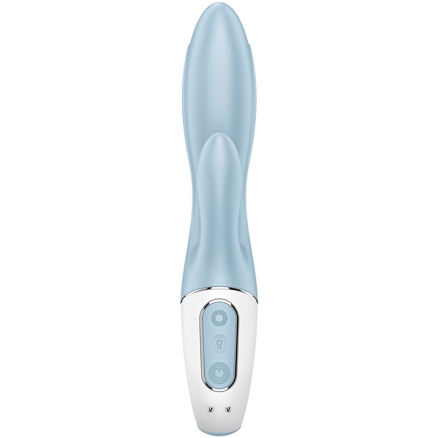 SATISFYER - AIR PUMP BUNNY 1 AUFBLASBARER HASEN-VIBRATOR BLAU