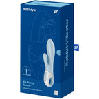 SATISFYER - AIR PUMP BUNNY 1 AUFBLASBARER HASEN-VIBRATOR BLAU