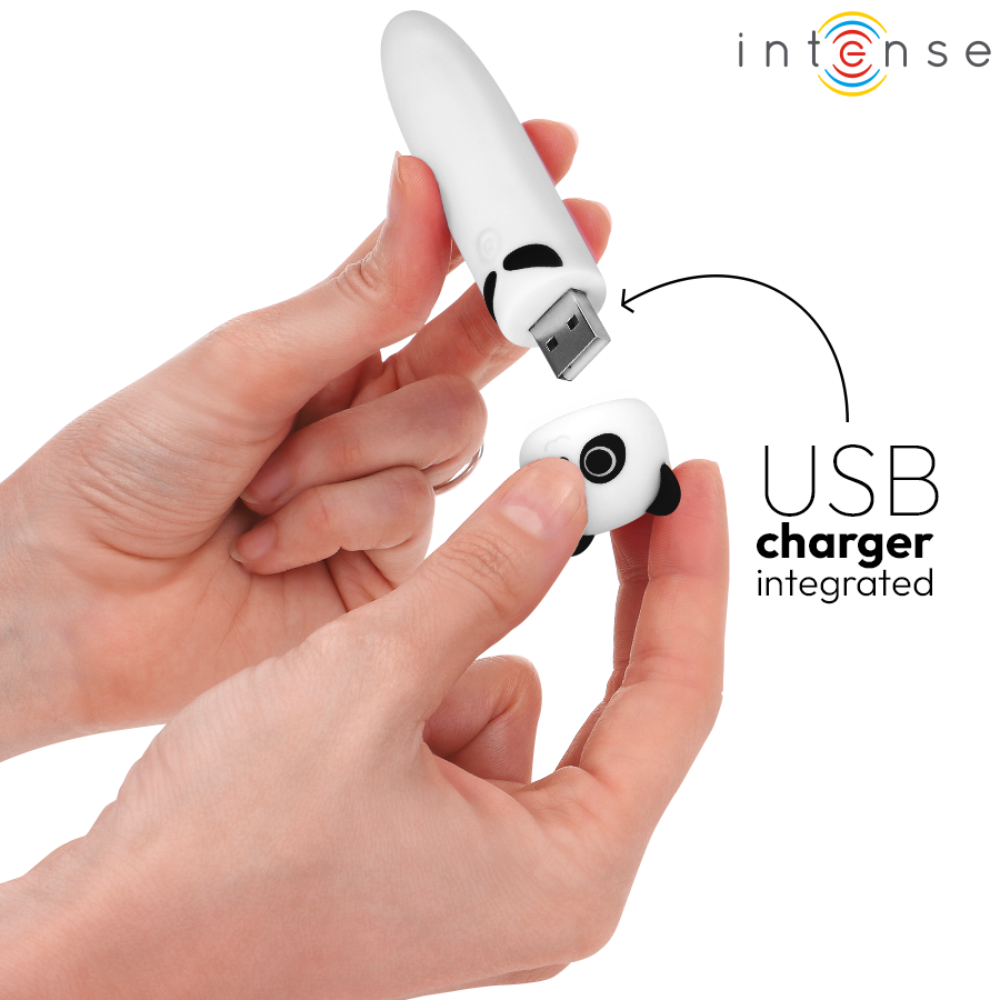 INTENSE - POH PANDA KUGELVIBRATOR WIEDERAUFLADBAR USB 10 X 2,2 CM