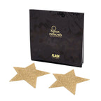 SCHMUCK - INDISKRETE BLITZ-MATRATZENABDECKUNGEN STERN GOLD
