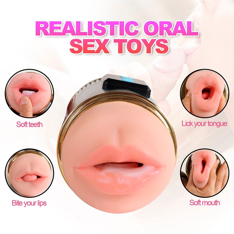 SHEQU - KAY DOPPELTER MASTURBATOR MIT DOPPELTER VAGINAL- UND MUNDVIBRATION