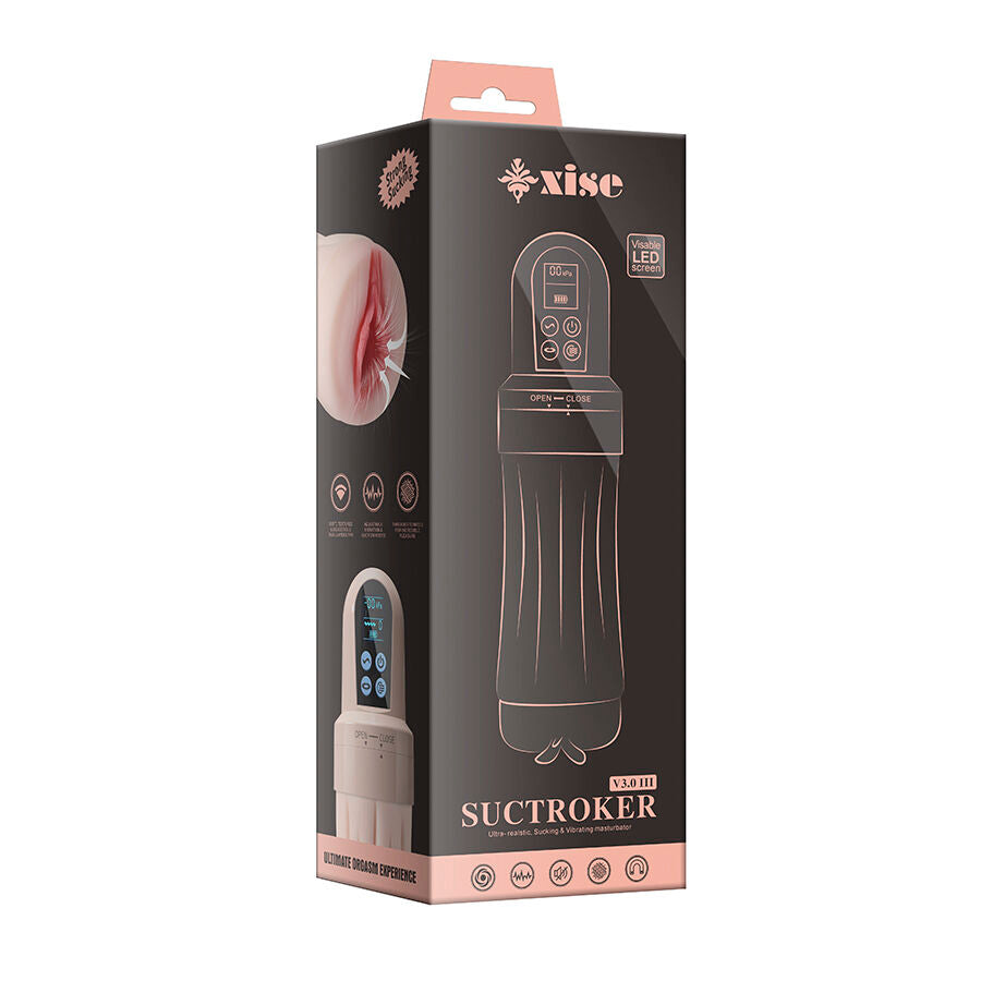 XISE - SUCTROKER V3.0 III VIBRATIONS-VAGINA-MASTURBATOR
