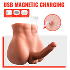 XISE - BERTLETT DILDO ASS GODE RÉALISTE ET MASTURBATEUR ANUS POSITION FRONTALE AVEC POUSSÉE 18 CM