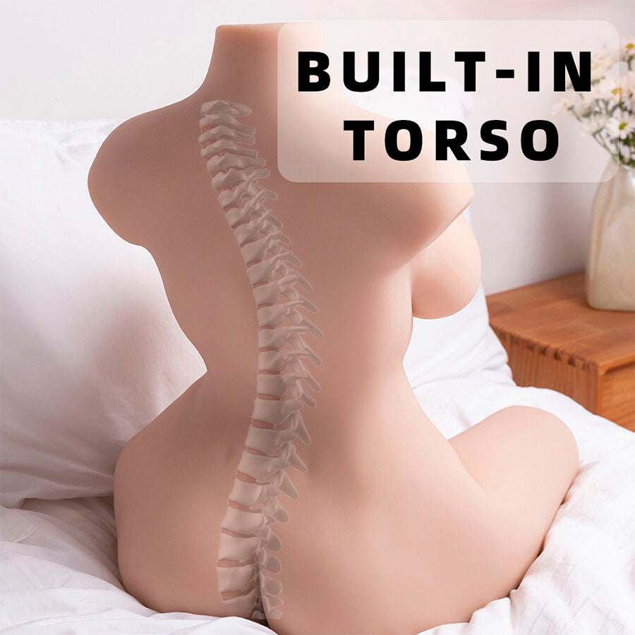 XISE - REALISTISCHER, SCHÖN GEFORMTER WEIBLICHER TORSO MIT SCHUB 71 CM