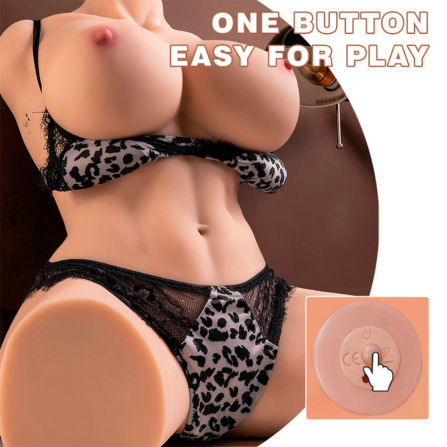 XISE - MURIEL REALISTISCHER FRAUENOBERKÖRPER MIT PUSH-UP 55 CM
