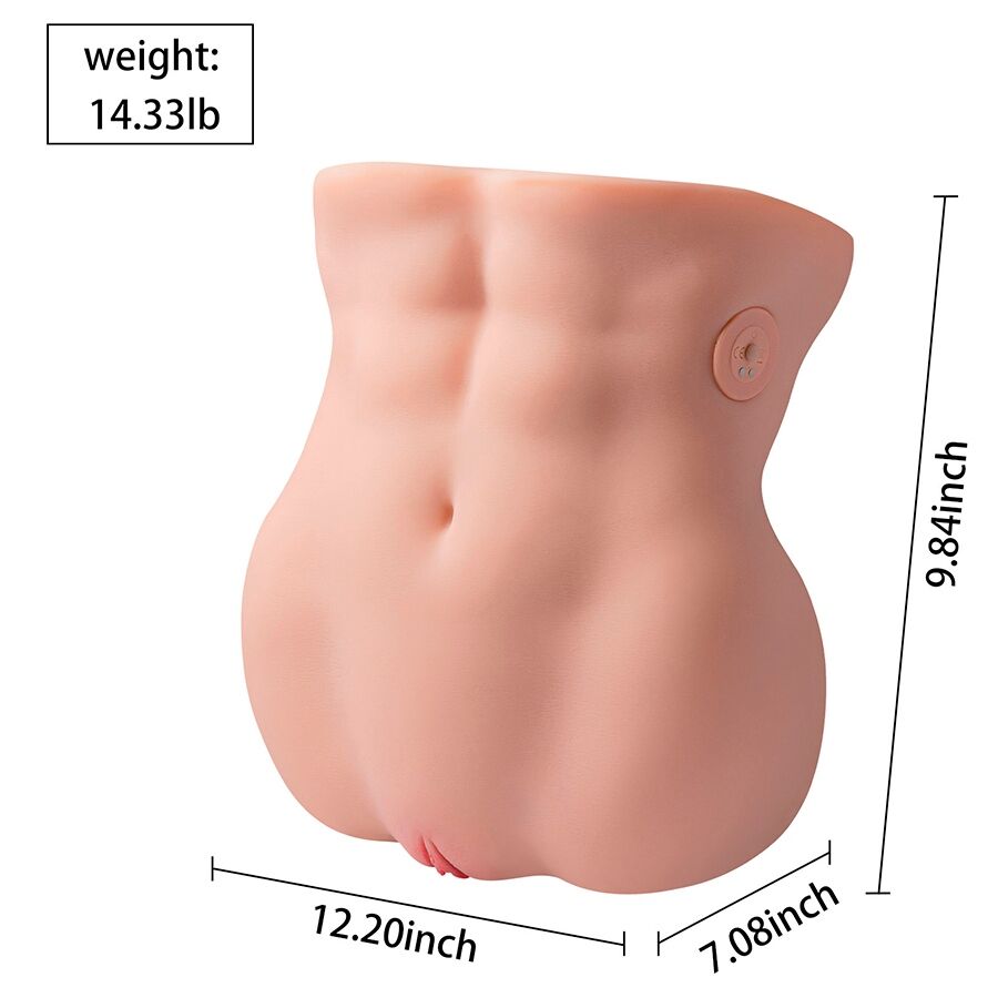 XISE - LYDIA VAGINALER FEMININER MASTURBATOR MIT VORSTOSS 25 CM