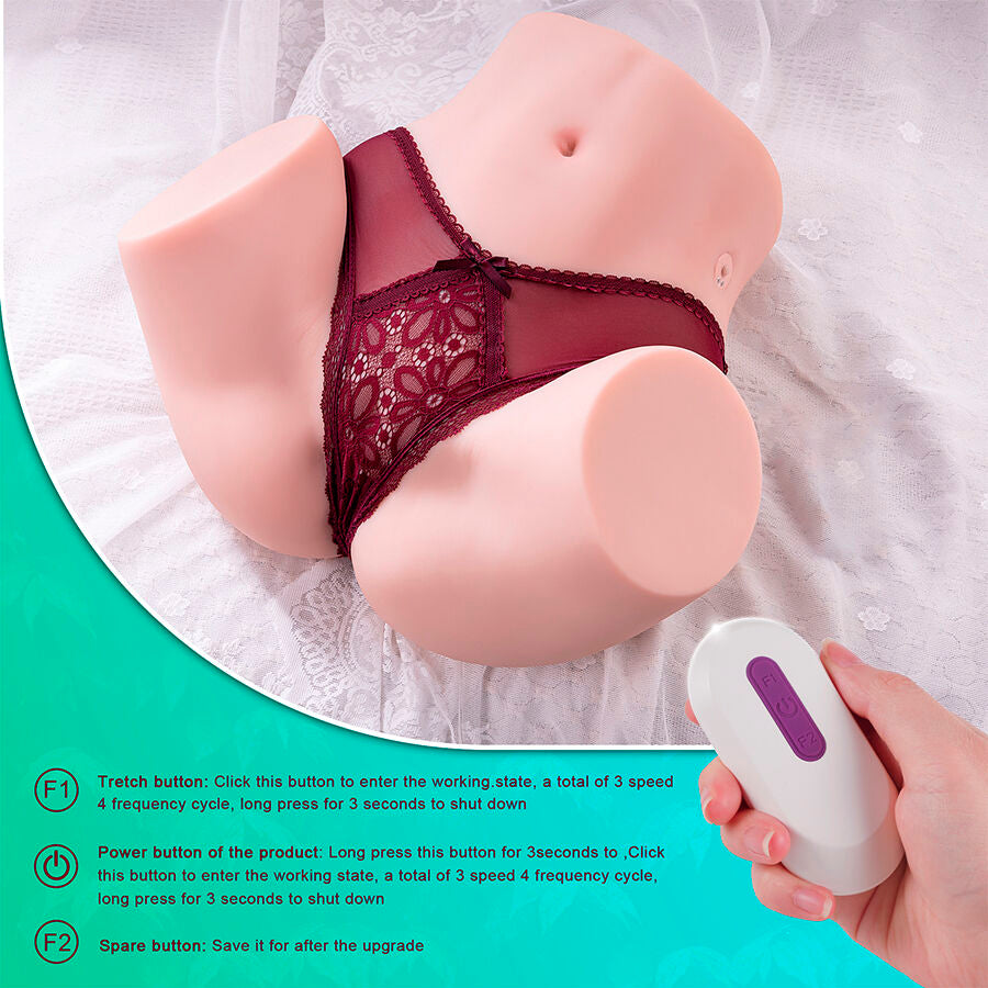 XISE - REALISTISCHER MULTIPOSITIONS-VAGINAL-MASTURBATOR FÜR SIE MIT STÖSSEN