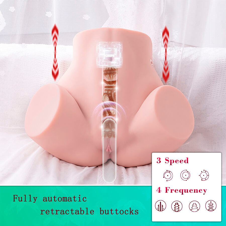 XISE - REALISTISCHER MULTIPOSITIONS-VAGINAL-MASTURBATOR FÜR SIE MIT STÖSSEN