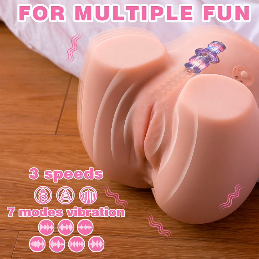 XISE - CONNIE REALISTISCHER MULTIPOSITIONS-VAGINA- UND ANUS-MASTURBATOR MIT VIBRATION
