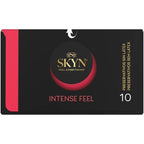 SKYN - PRÉSERVATIF TEXTURÉ À LA SENSATION INTENSE AVEC UN DESIGN ONDULÉ 10 UNITÉS