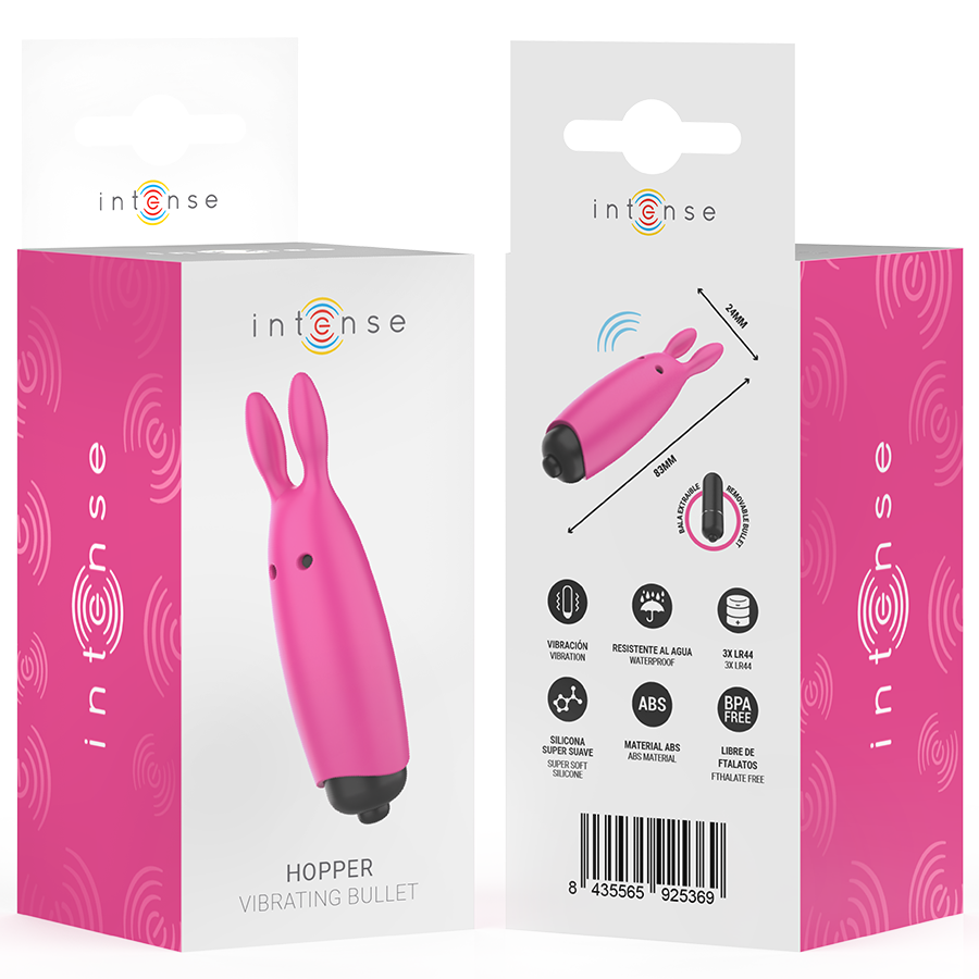 INTENSE – HOPPER PINK BULLET VIBRATOR 8,3 X 2,4 CM