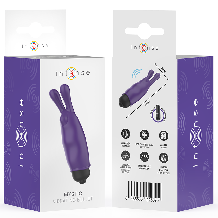 INTENSE - VIBRIERENDER KUGEL VIOLETT MYSTIQUE 8,7 X 2,4 CM