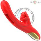 INTENSE - JESSICA MULTIFUNKTIONS-VIBRATOR KLITORISSTIMULATION 24,8 CM ROT