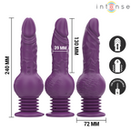 INTENSE - VIBRATEUR MULTIFONCTION TATUM AVEC VIBRATION DE HAUT EN BAS 24 CM VIOLET