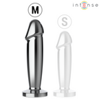 INTENSE - PLUG ANAL 10 VIBRATIONS GODE MÉTALLIQUE AVEC TÉLÉCOMMANDE M