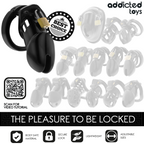 ADDICTED TOYS LOCKED - CAGE À PÉNIS OBSIDIAN HOLD TAILLE M