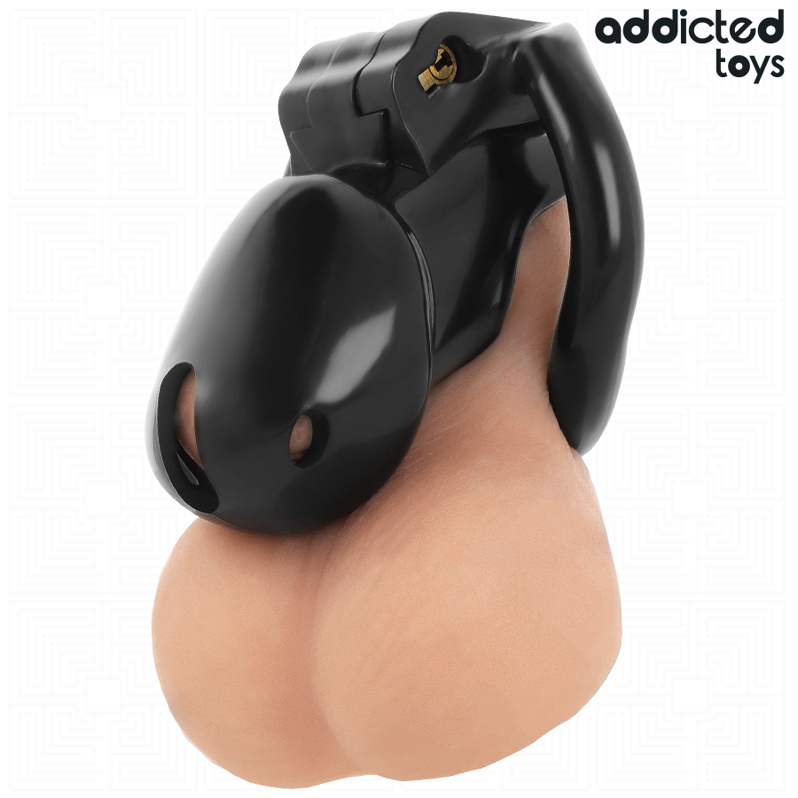 ADDICTED TOYS LOCKED - CAGE À PÉNIS MINDNIGHT CELL TAILLE S 4.8 CM