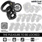 ADDICTED TOYS LOCKED - CAGE À PÉNIS GILDEN CAGE 8,5 CM