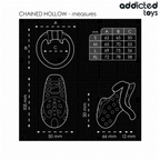 ADDICTED TOYS LOCKED - À PÉNIS CREUSE ENCHAÎNÉE 10,5 CM