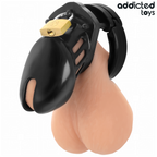 ADDICTED TOYS LOCKED - CAGE À PÉNIS OBSIDIAN HOLD TAILLE S