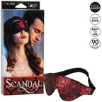 CALEXOTICS - MASQUE POUR LES YEUX OPAQUE SCANDAL AVEC DÉTAILS ROUGES
